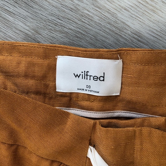 Wilfred allant linen blend pants size 00 - Picture 4 of 9